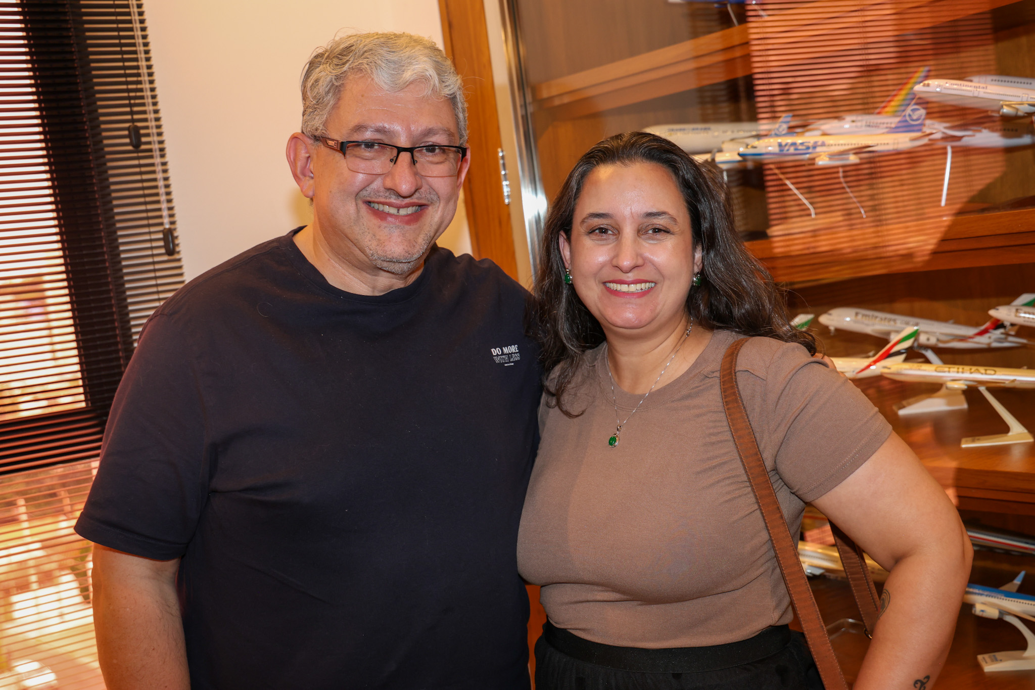 Marcelo Da Luz e Samantha Mariano, da Travelport