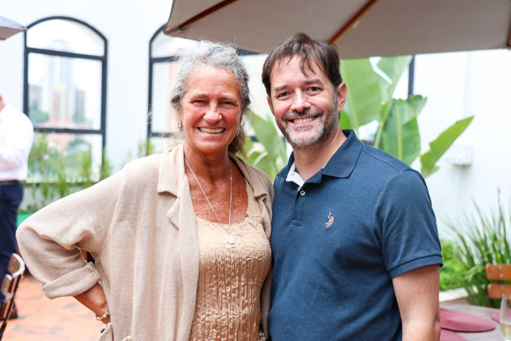 Mari Masgrau, do M&E, e Diego Lopes, da ITA Airways