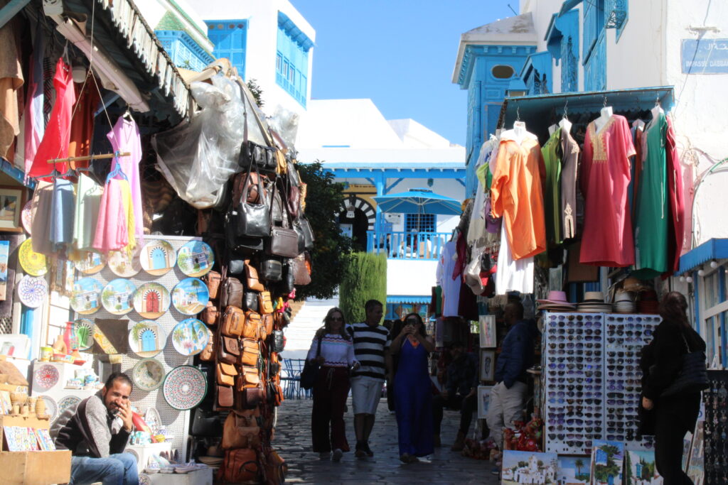 Medina, ou mercado geral de Túnis, o paraíso dos turistas