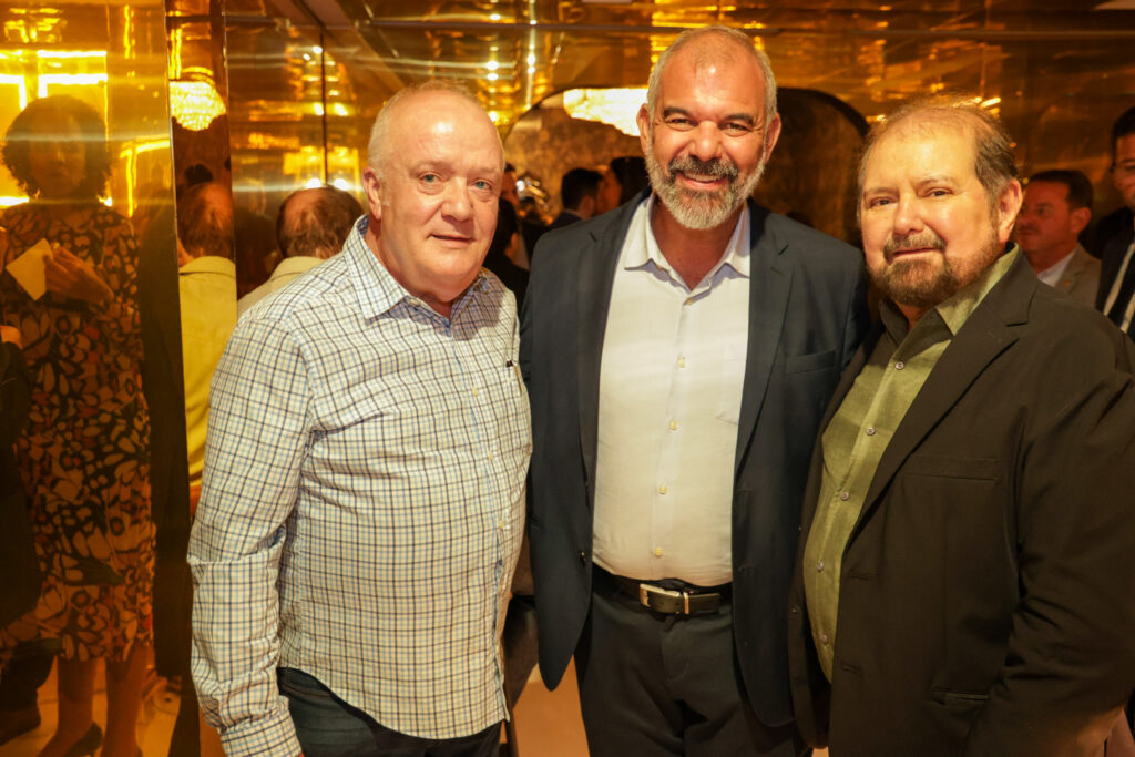 Míron Neto, com Rodrigo Décimo, Prefeito eleito de Santa Maria, e Guilherme Paulus