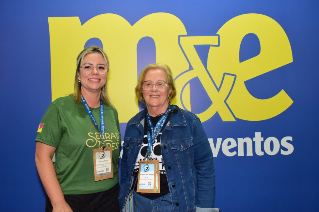 Nivea Saraiva, da Conecttur e Jussara Argoud, do Sebrae