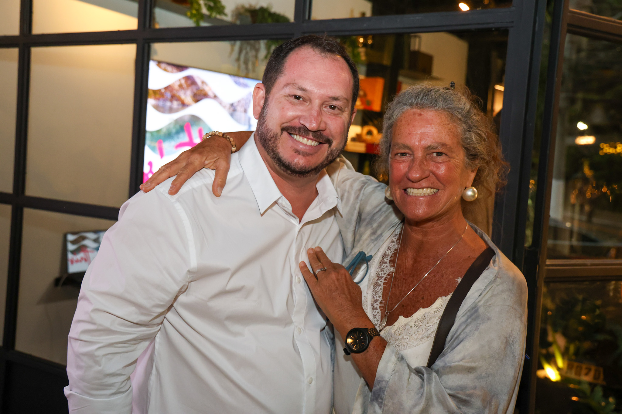 Pablo Zabala, da Discover Cruises, e Mari Masgrau, do M&E