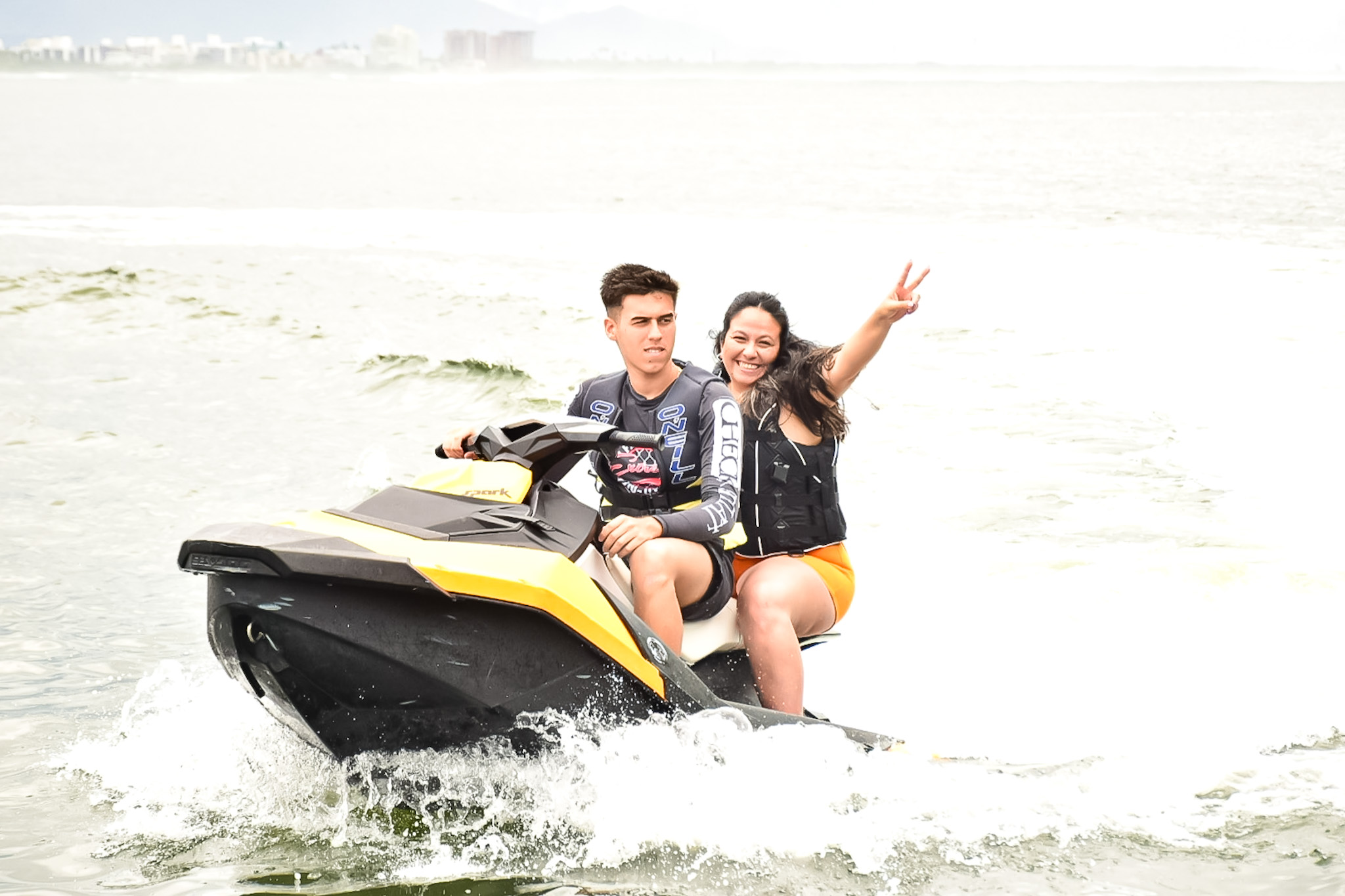 Passeios de jetski fizeram parte da programação Passeios de jetski fizeram parte da programação