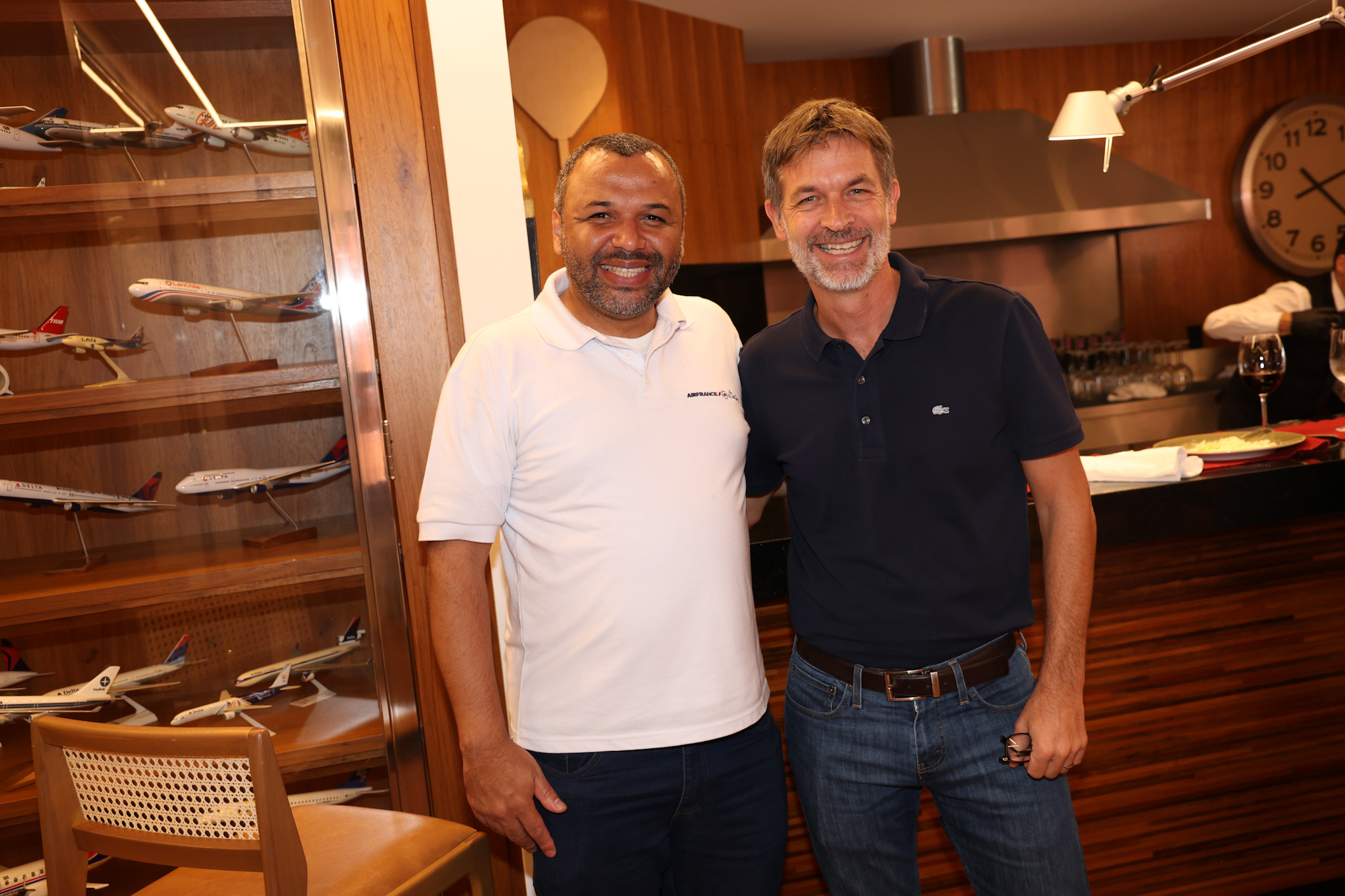 Paulo Cruz e Manuel Flahault, da Air France KLM