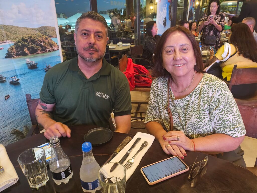 Paulo Pimenta, da Voetur, com Susana Villanueva, da ViagensPromo