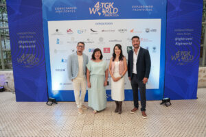 Reno de Paula, Leila Minatogawa, Marta Shinozaki e Fernando Shinozaki, da TGK Travel durante a 4ª TGK World (Eric Ribeiro/M&E)