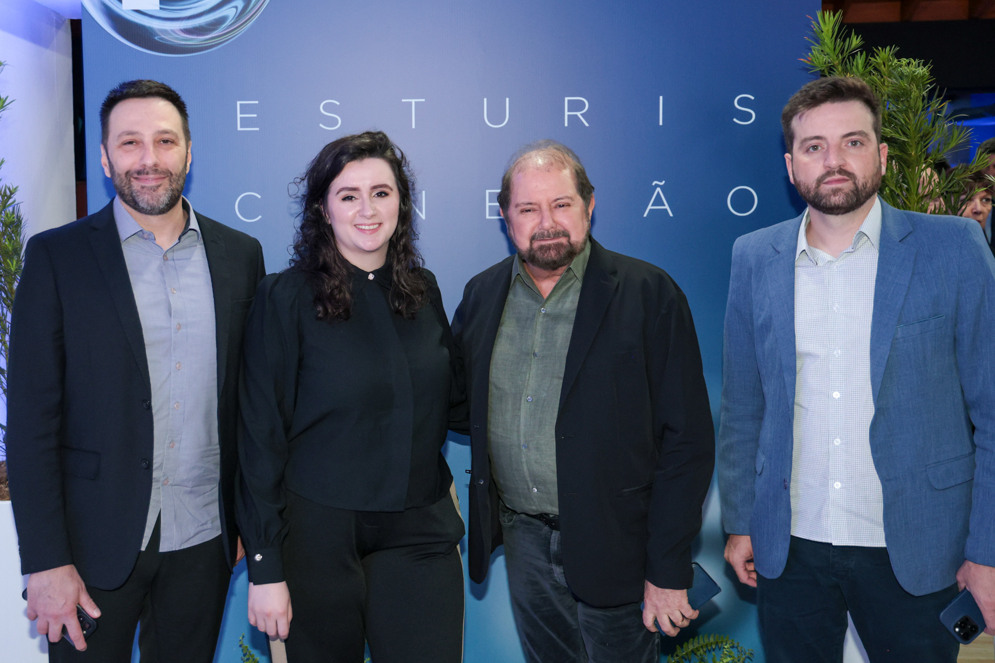 Richard Andreazza, Julie Luz, Guilherme Paulus e Thiago Goulart, do Castelo Saint Andrews Richard Andreazza, Julie Luz, Guilherme Paulus e Thiago Goulart, do Castelo Saint Andrews