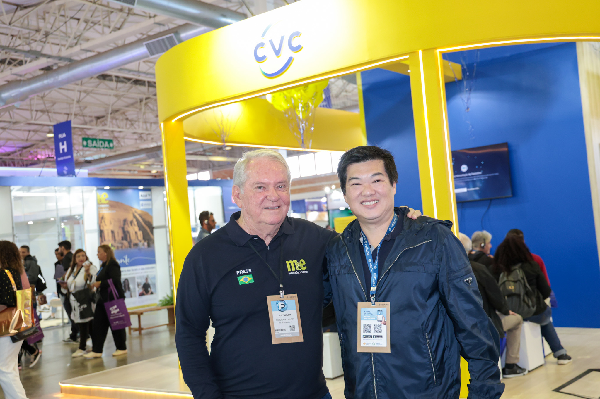 Roy Taylor, do M&E, e China, da CVC Corp Roy Taylor, do M&E, e China, da CVC Corp