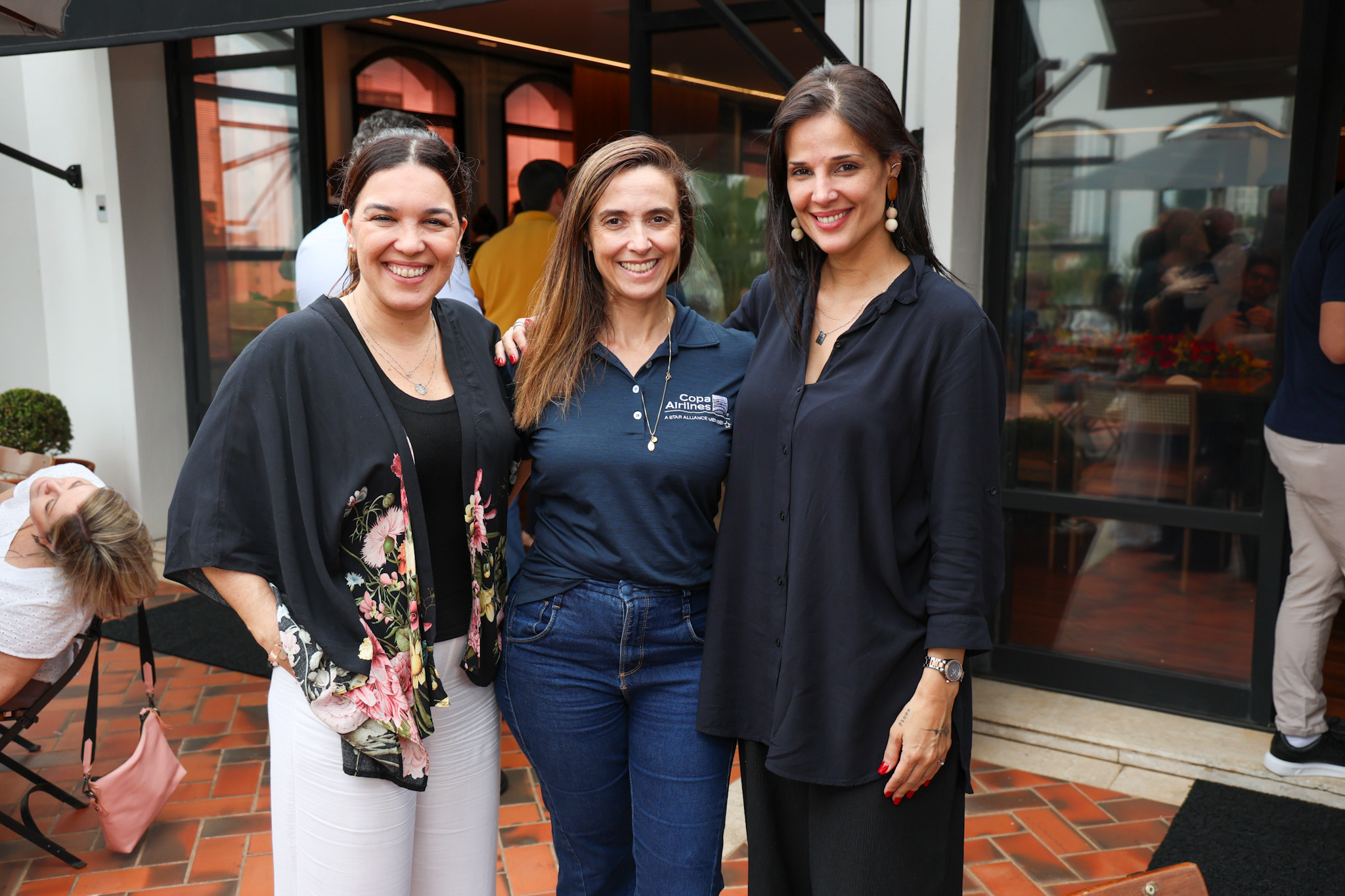 Sabrina Moretti, da R11, Karina Nascimento, da Copa Airlines, Estela Silveira, da Turkish Airlines