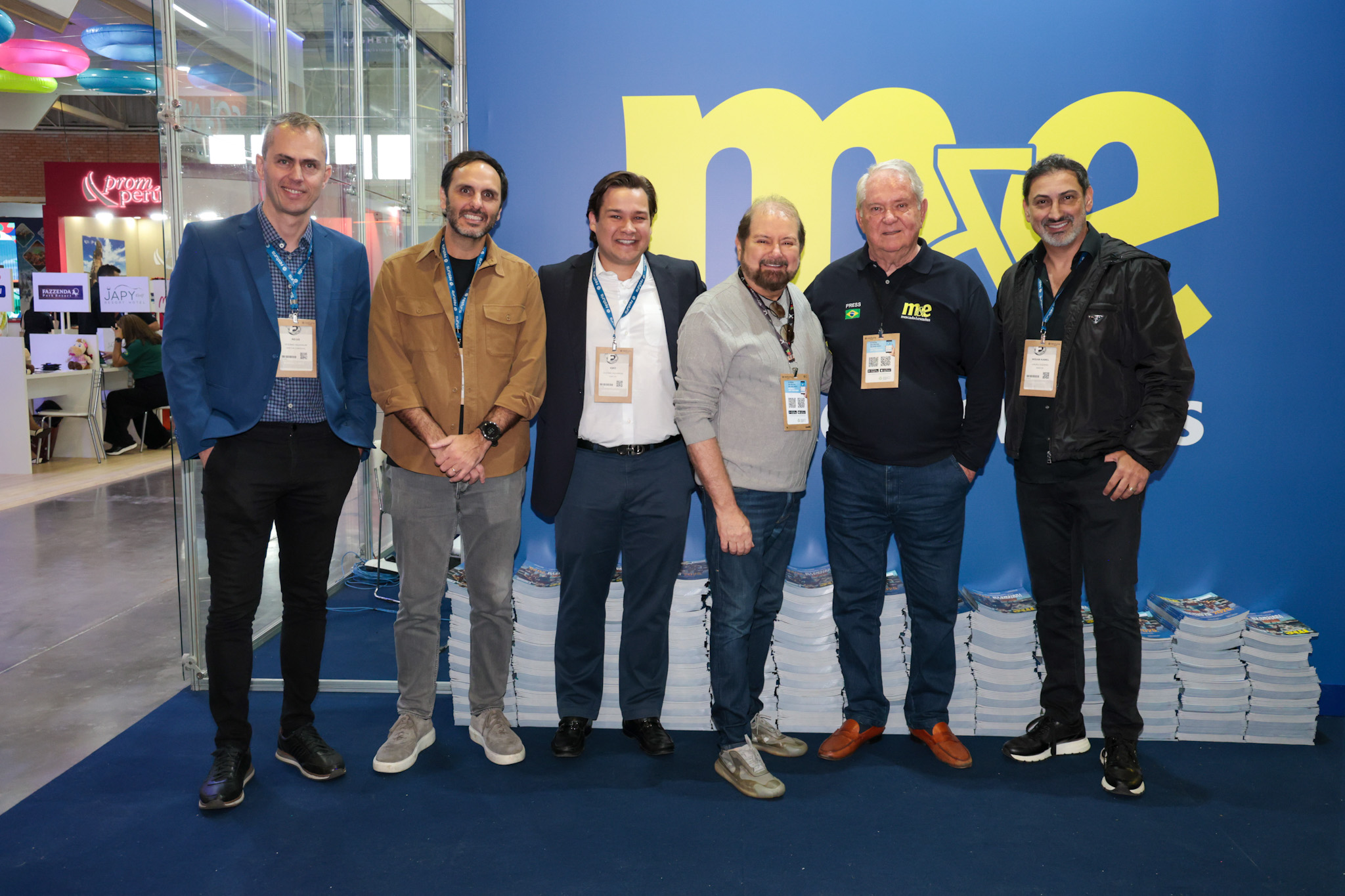 Sócios do Grupo Oceanic, Guilherme Paulus, da CVC, e Roy Taylor, do M&E Sócios do Grupo Oceanic, Guilherme Paulus, da CVC, e Roy Taylor, do M&E
