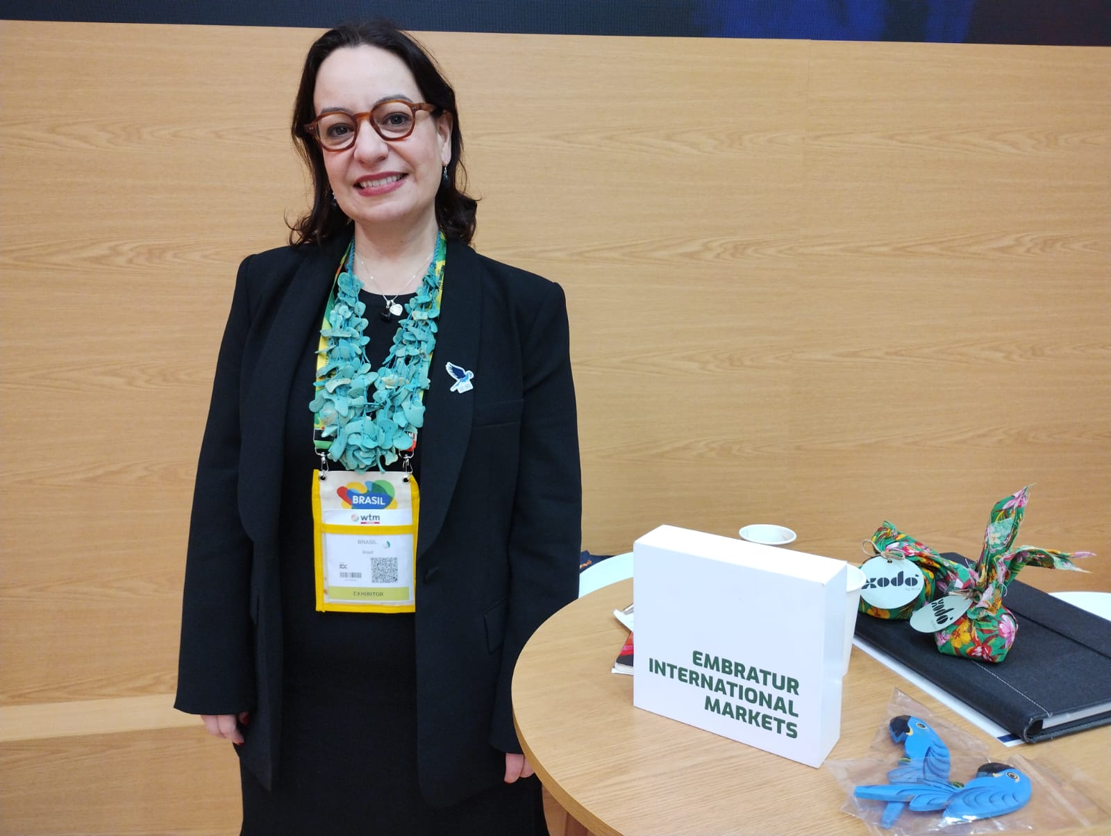 Supervisora de Mercados Internacionais da Embratur, Lilás Nascimento