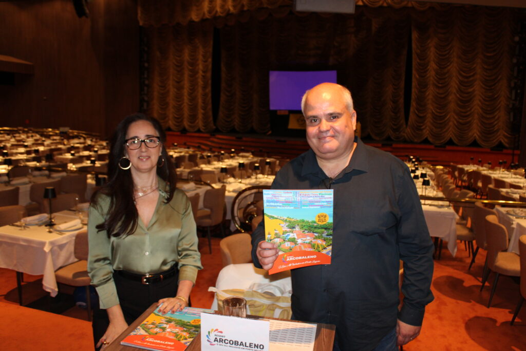 Teresa Martins e Marcelo Martins, do Resort Arcobaleno