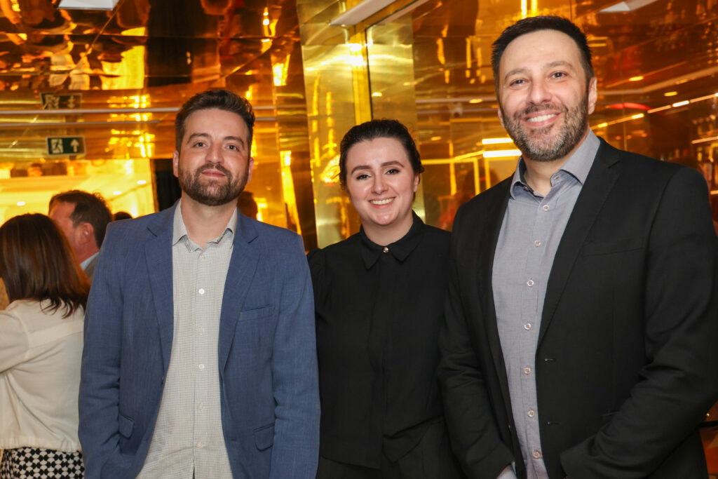 Thiago Goulart, Julie Luz e Richard Andreazza, do Castelo Saint Andrews
