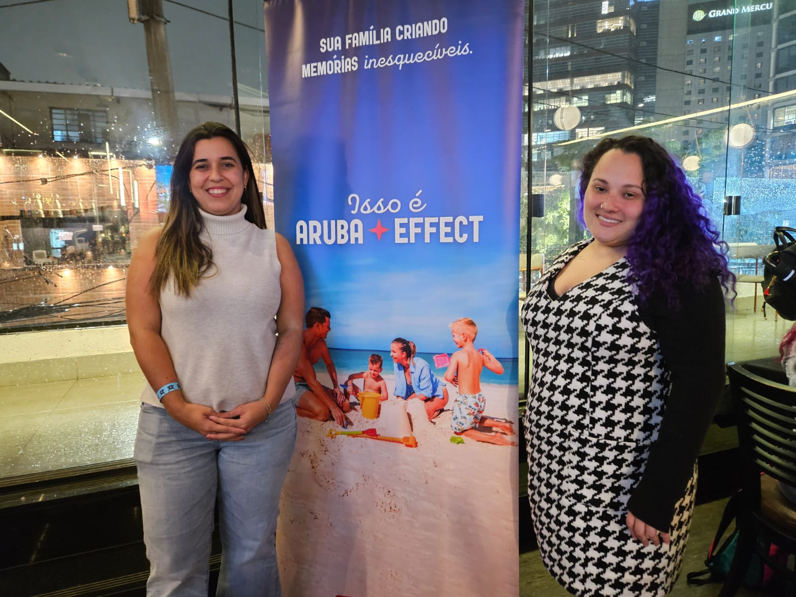 Jéssica Moraes e Laís Ribeiro da Bestbuy Travel
