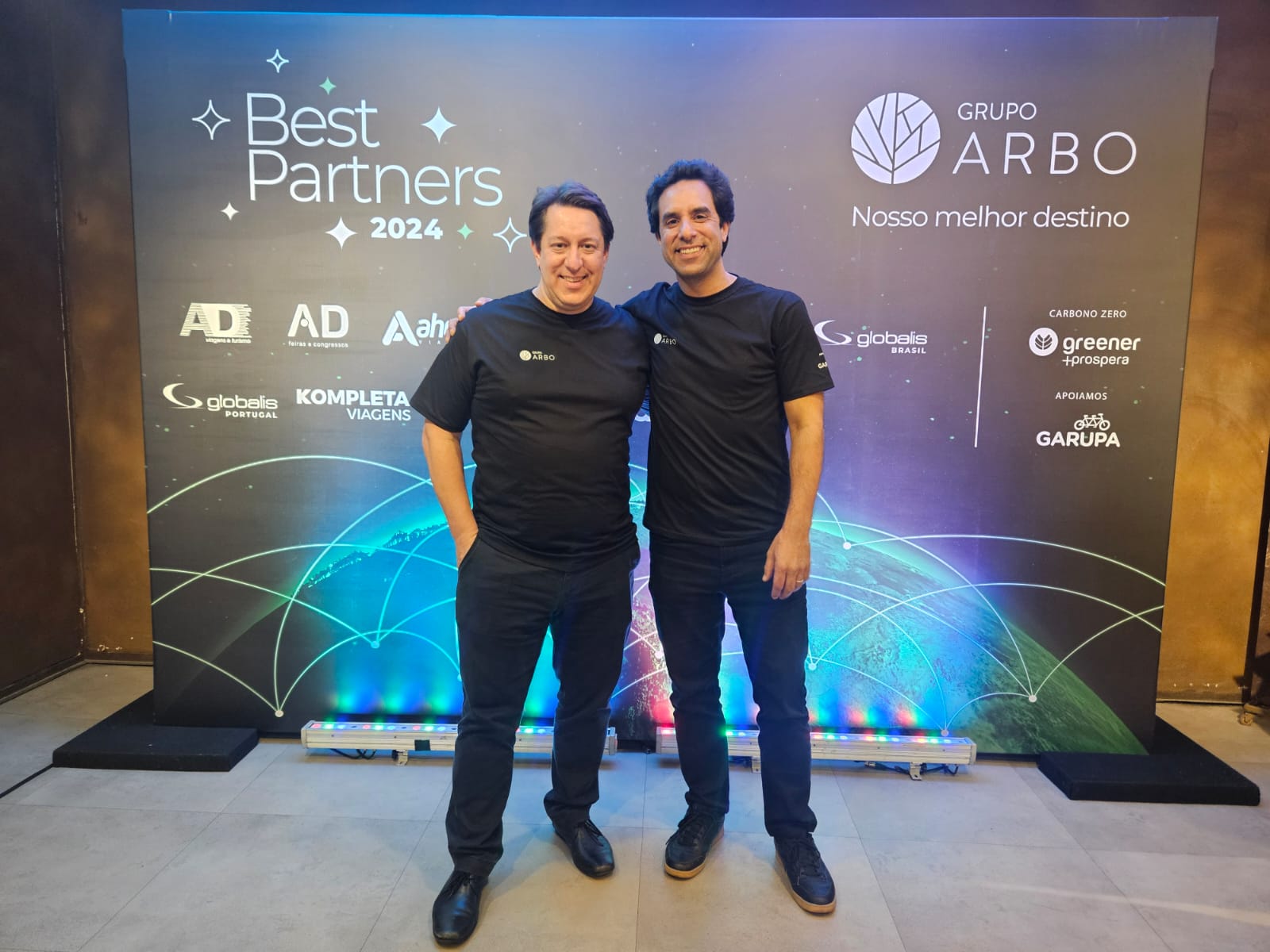 Charles Franken e Gustavo Franken, do Grupo Arbo