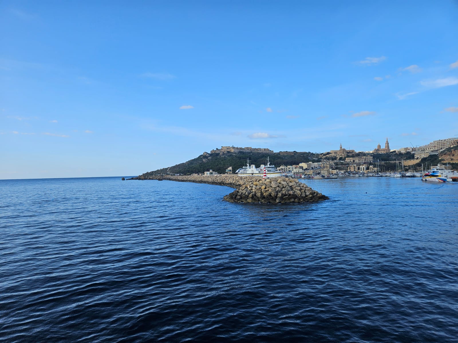 Chegando na Ilha de Gozo