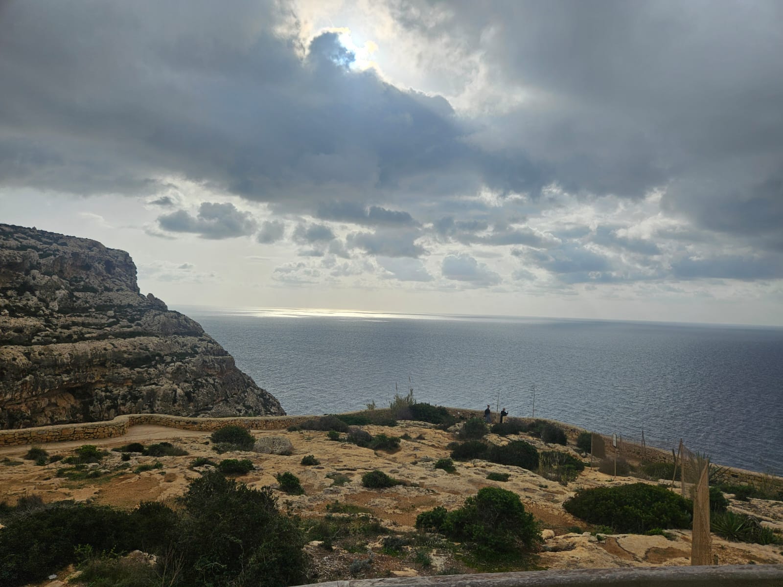 Vista da Gruta Azul