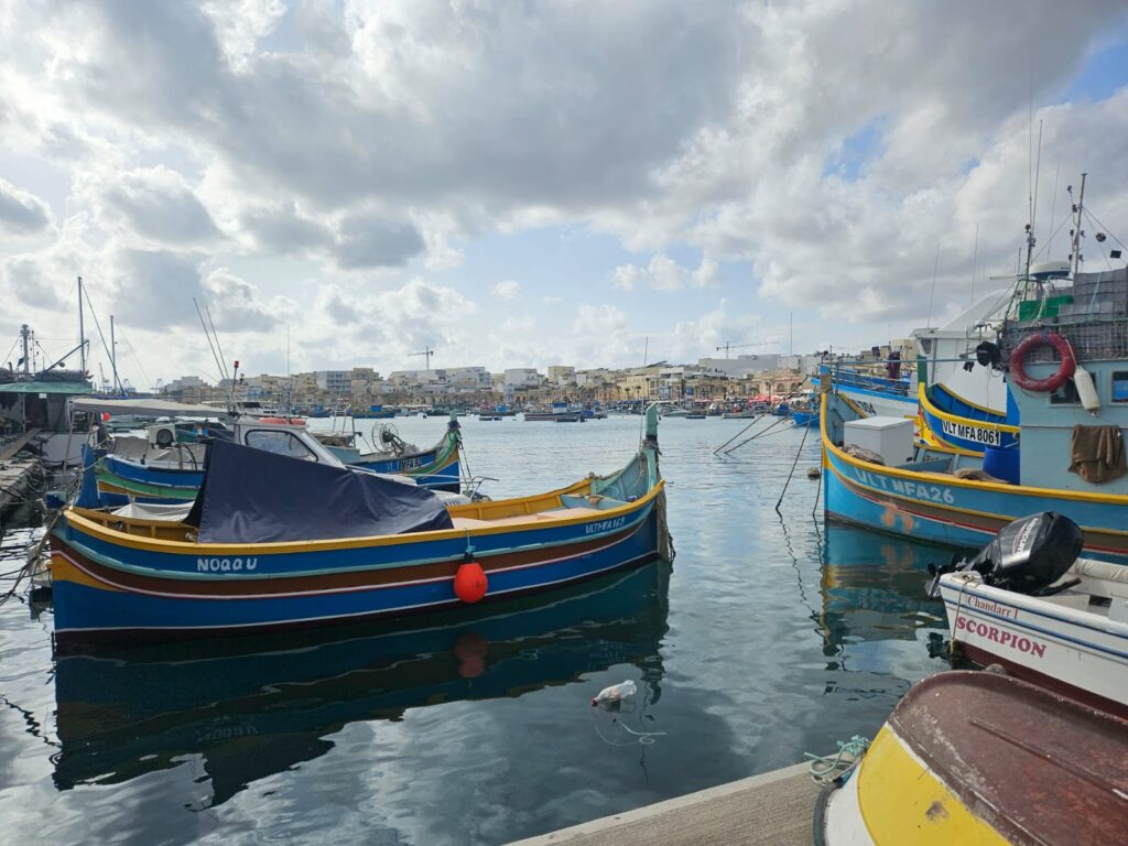 Porto Pesqueiro da vila de Marsaxlokk