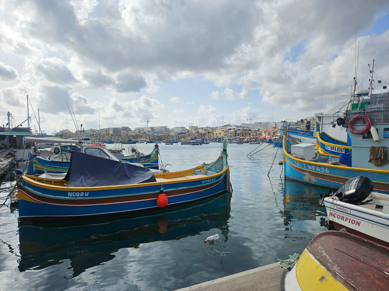Porto Pesqueiro da vila de Marsaxlokk