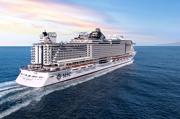 MSC Cruzeiros prorroga a promoção “Férias de Verão MSC” com descontos de até 30% 1 Até o dia 28 de fevereiro, os viajantes poderão aproveitar tarifas com descontos em itinerários pela América do Sul, a bordo dos navios da MSC da temporada 2024/2025 na região (Divulgação/PromoAção)