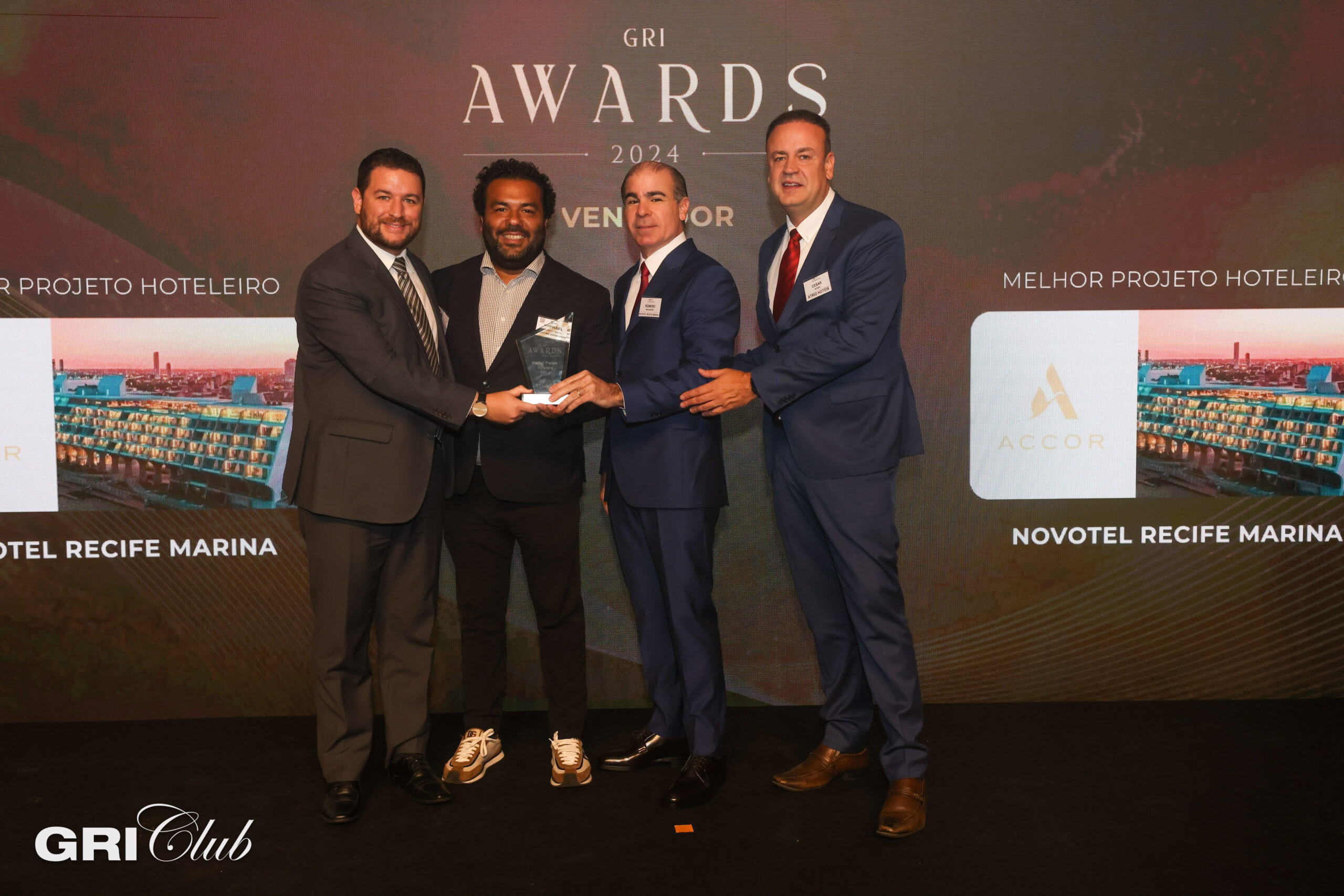 Novotel Recife Marina conquista prêmio no GRI Awards 2024 1 O hotel venceu na categoria de Melhor Projeto Hoteleiro (Divulgação/Novotel Recife Marina)