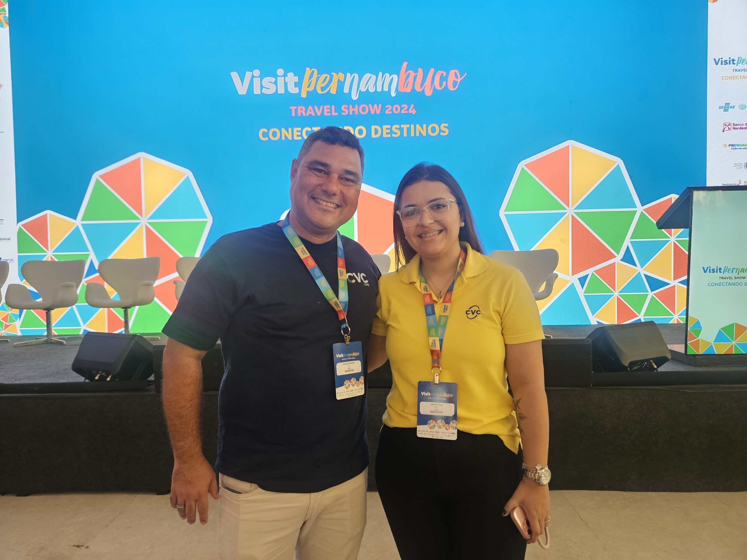 Leonardo Bezerra e Janaina Teles, da CVC Leonardo Bezerra e Janaina Teles, da CVC
