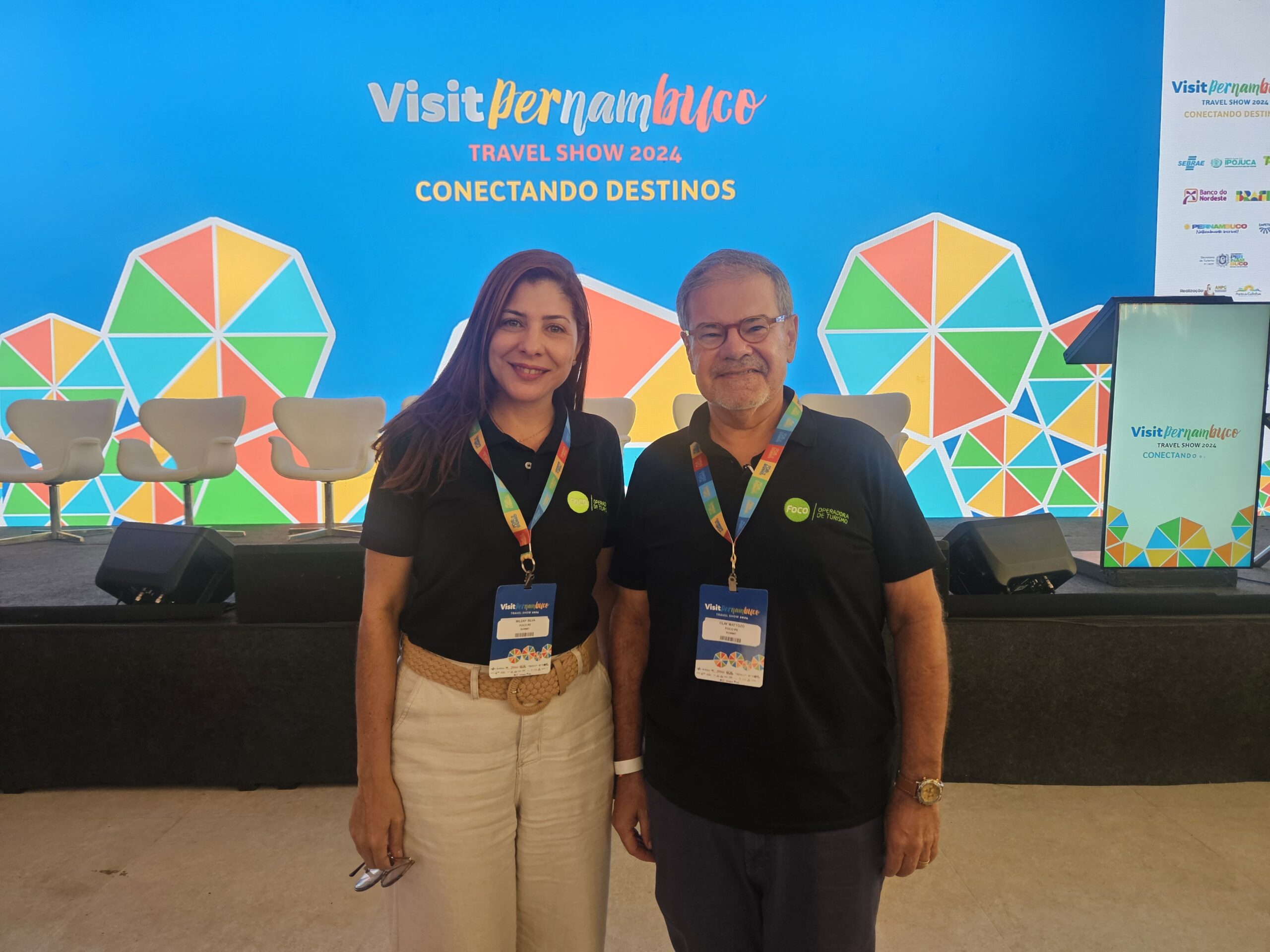 Mileny Silva e Clay Mattozo, da Foco Operadora Mileny Silva e Clay Mattozo, da Foco Operadora