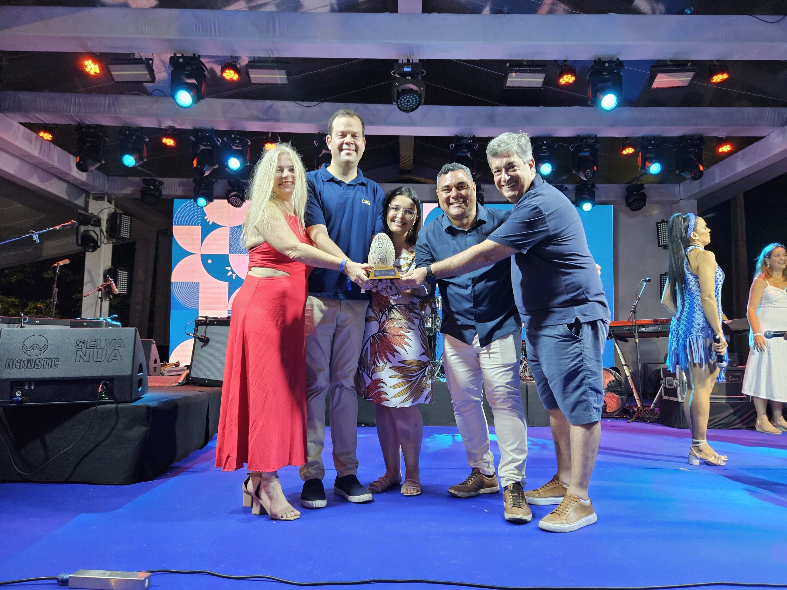 Clube Bancorbras - Felipe Solano, Michelle Guedes e Carlos Pereira