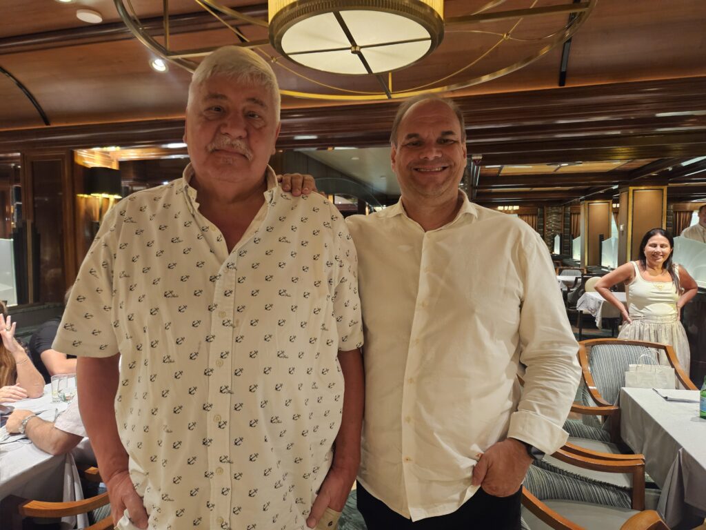 Paulo de Tarsio, da Paradise Tour, e Cassius Teles, da Cays Turismo