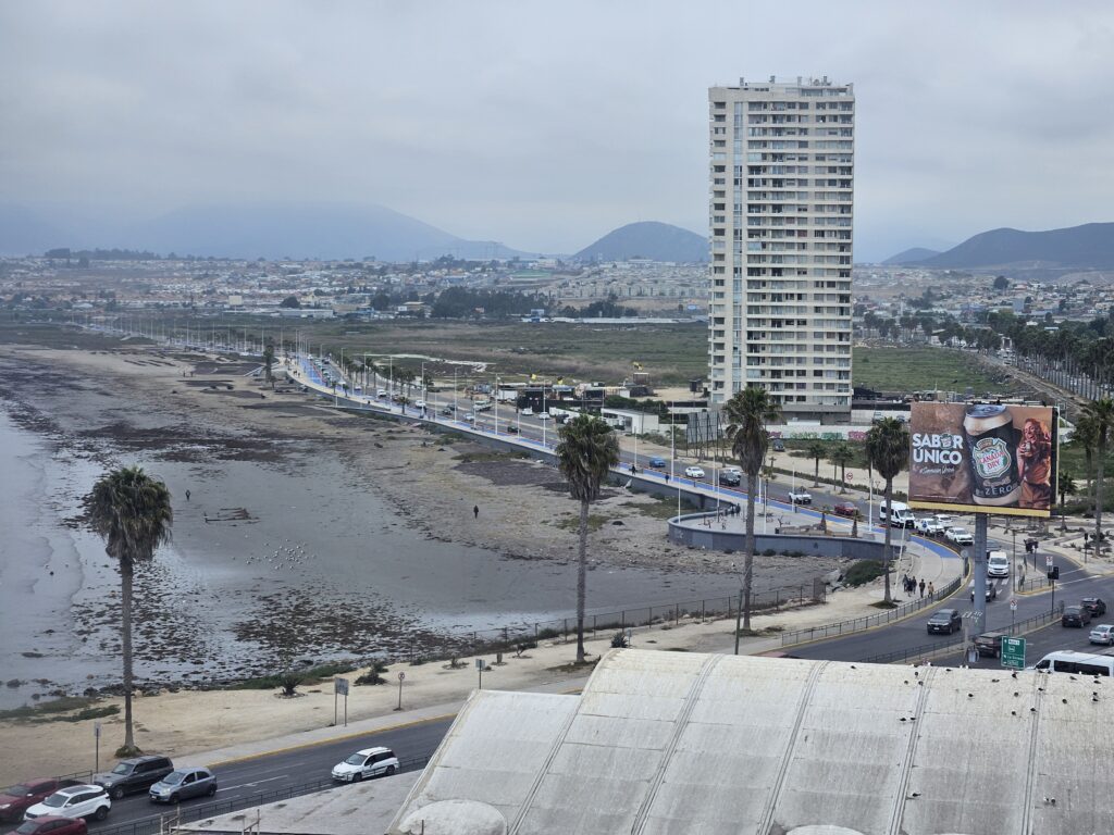 Vista do mirante do VIVO Mall Coquimbo
