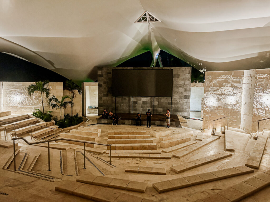 Anfiteatro do Hilton Cancún All Inclusive Resort