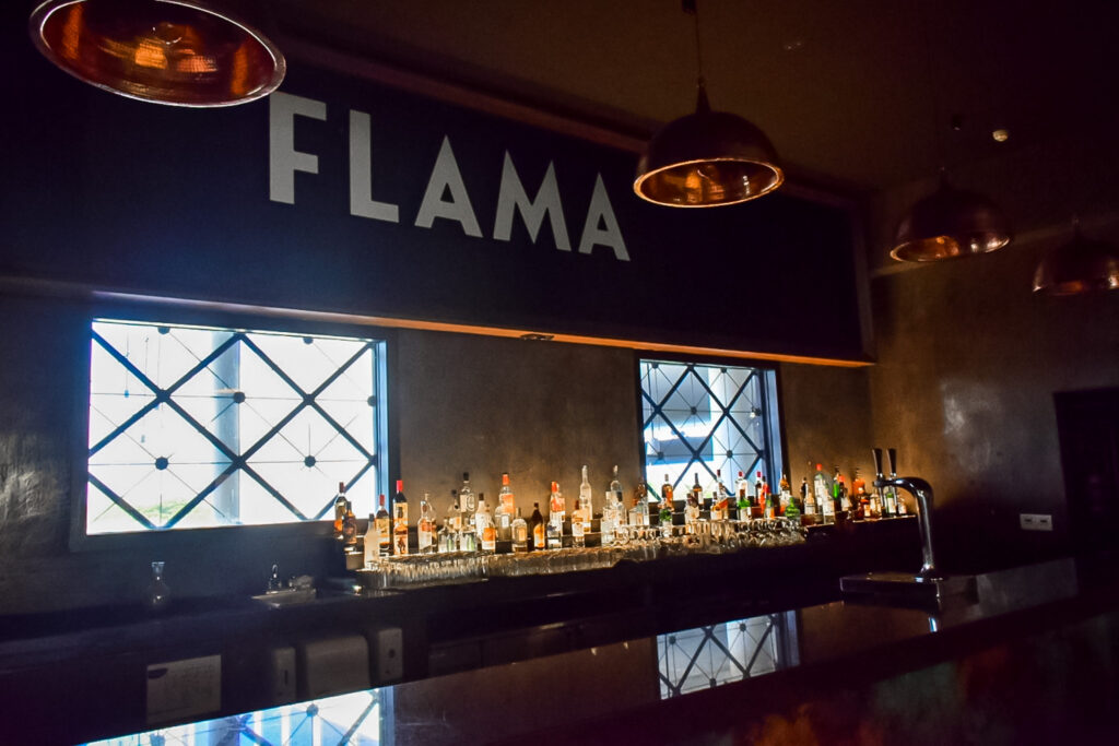 Bar do restaurante Flama