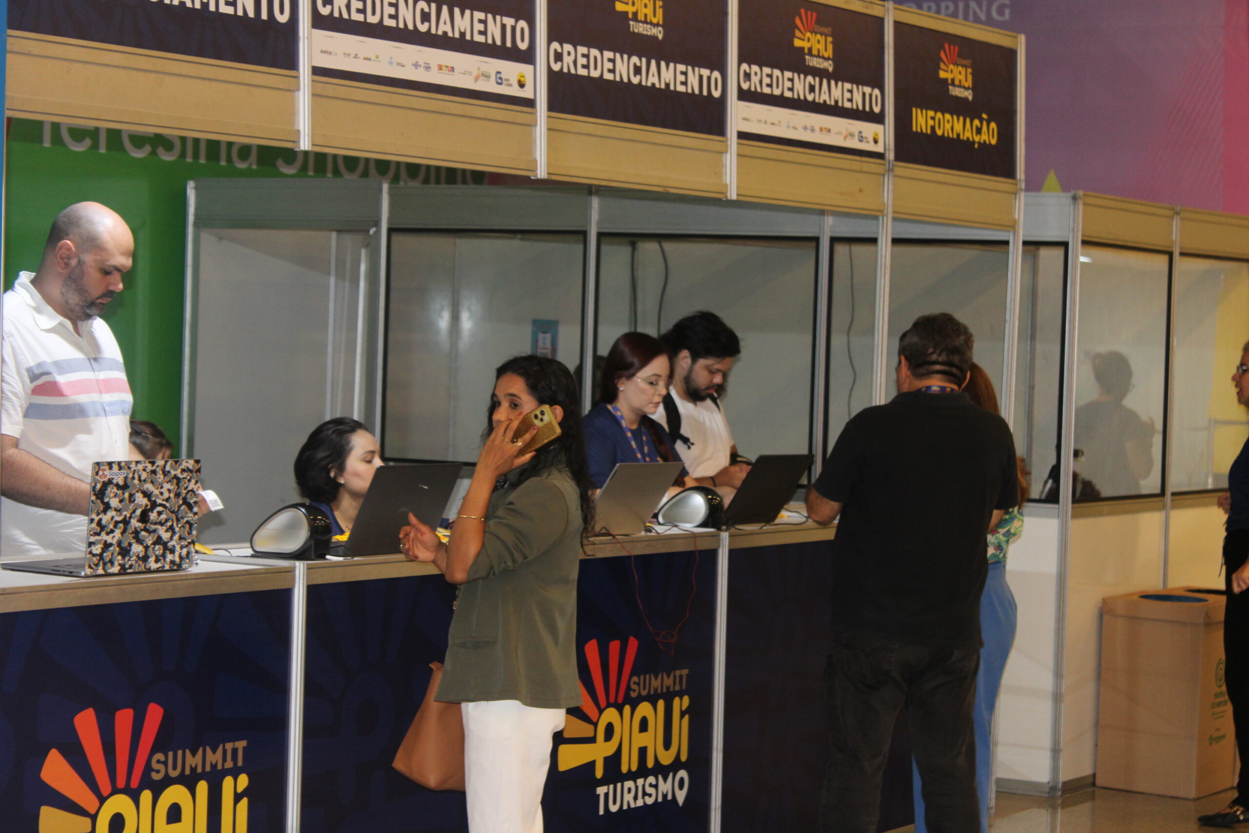 Credenciamento do evento