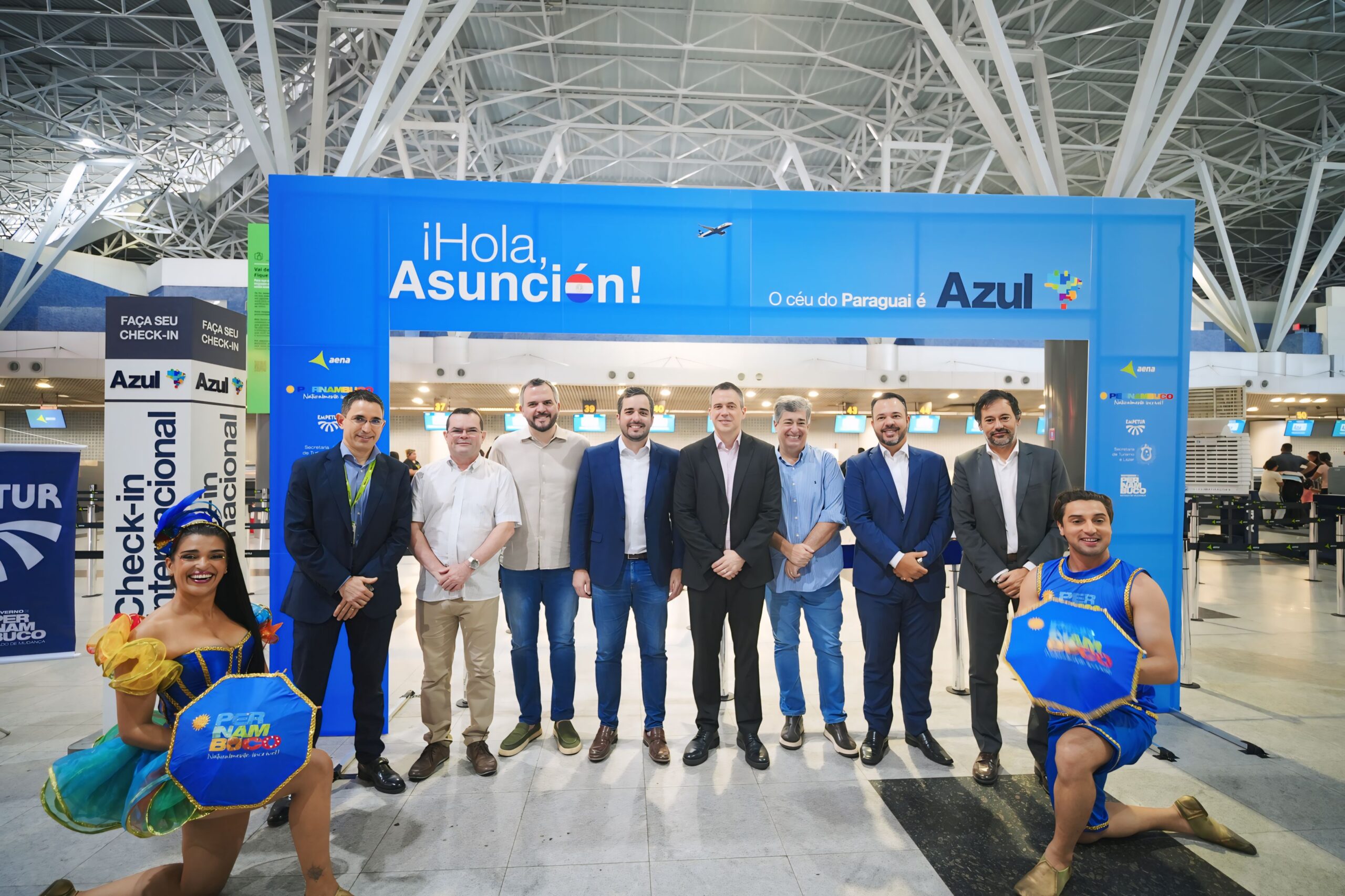 Novo voo para Assunção é inaugurado no Recife 1 Credito Arthur de Souza Setur Pe 1 scaled Novo voo para Assunção é inaugurado no Recife