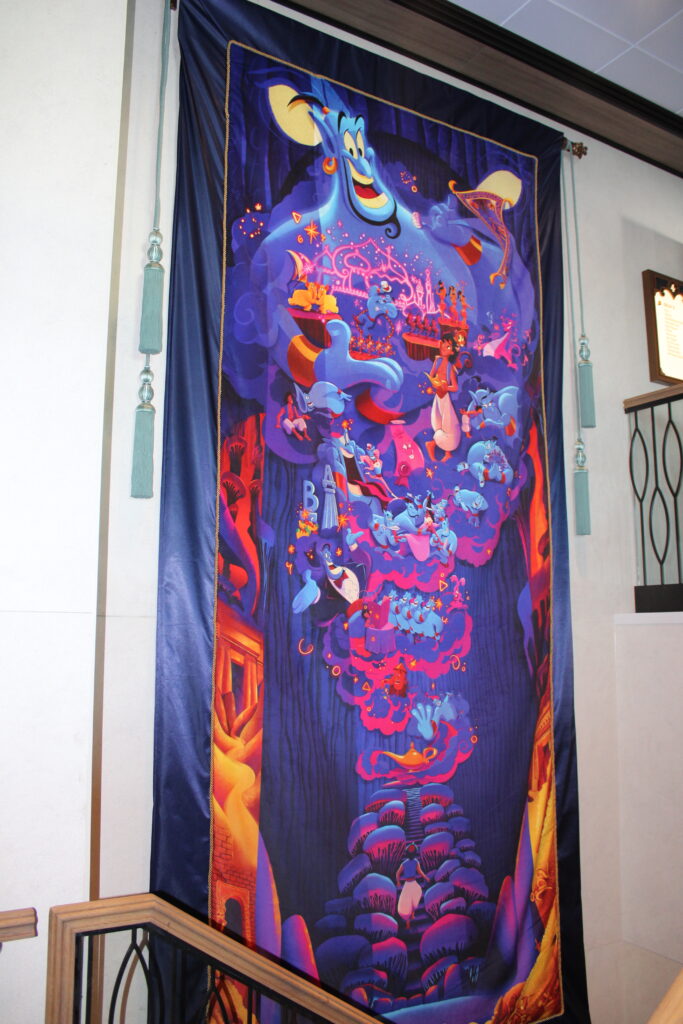 Decoração com a temática de Aladim