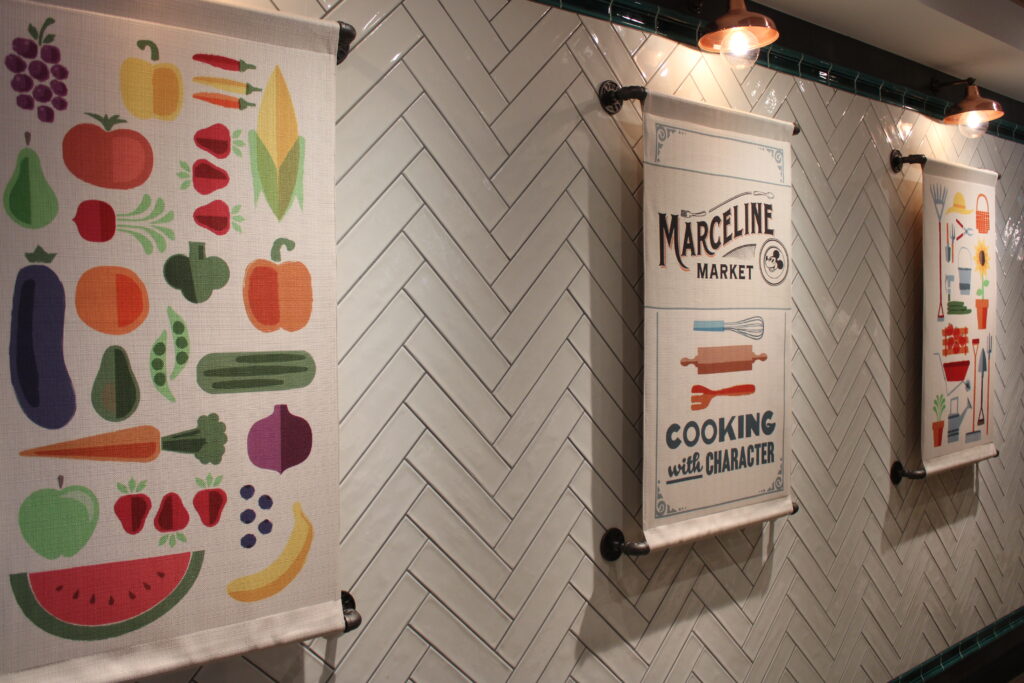 Decoração do Marceline Market