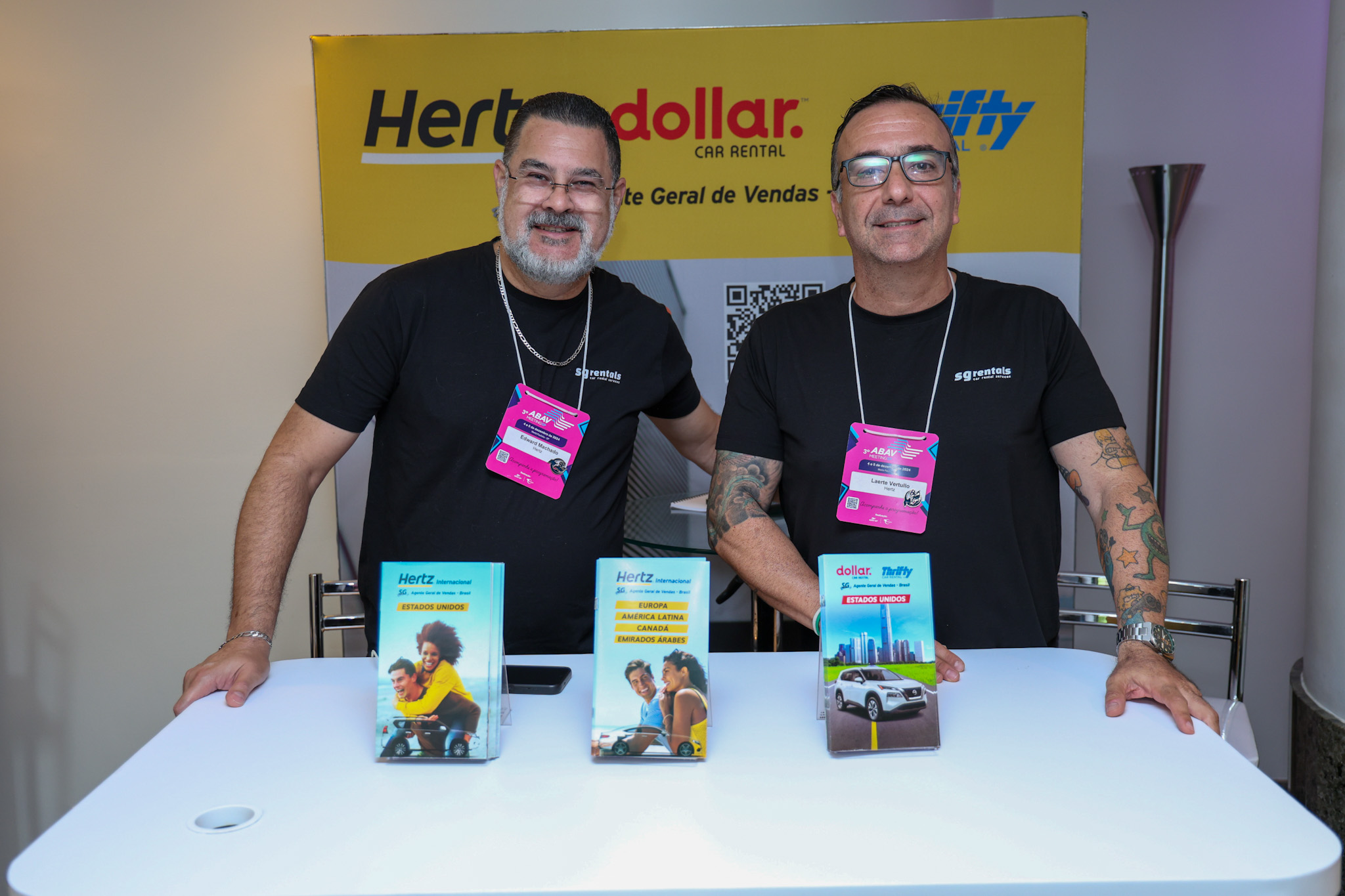 Edward Machado e Laerte Vertullo, da Hertz