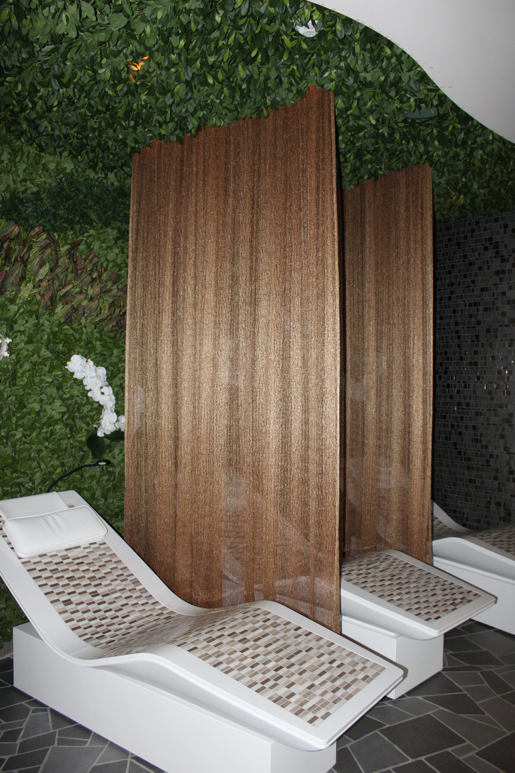 Espaço para relaxamento no Spa