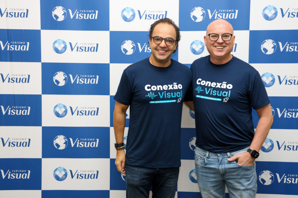Fabio Godinho, CEO da CVC Corp, e Fábio Mader, vice-presidente de Produtos e RM da CVC Corp