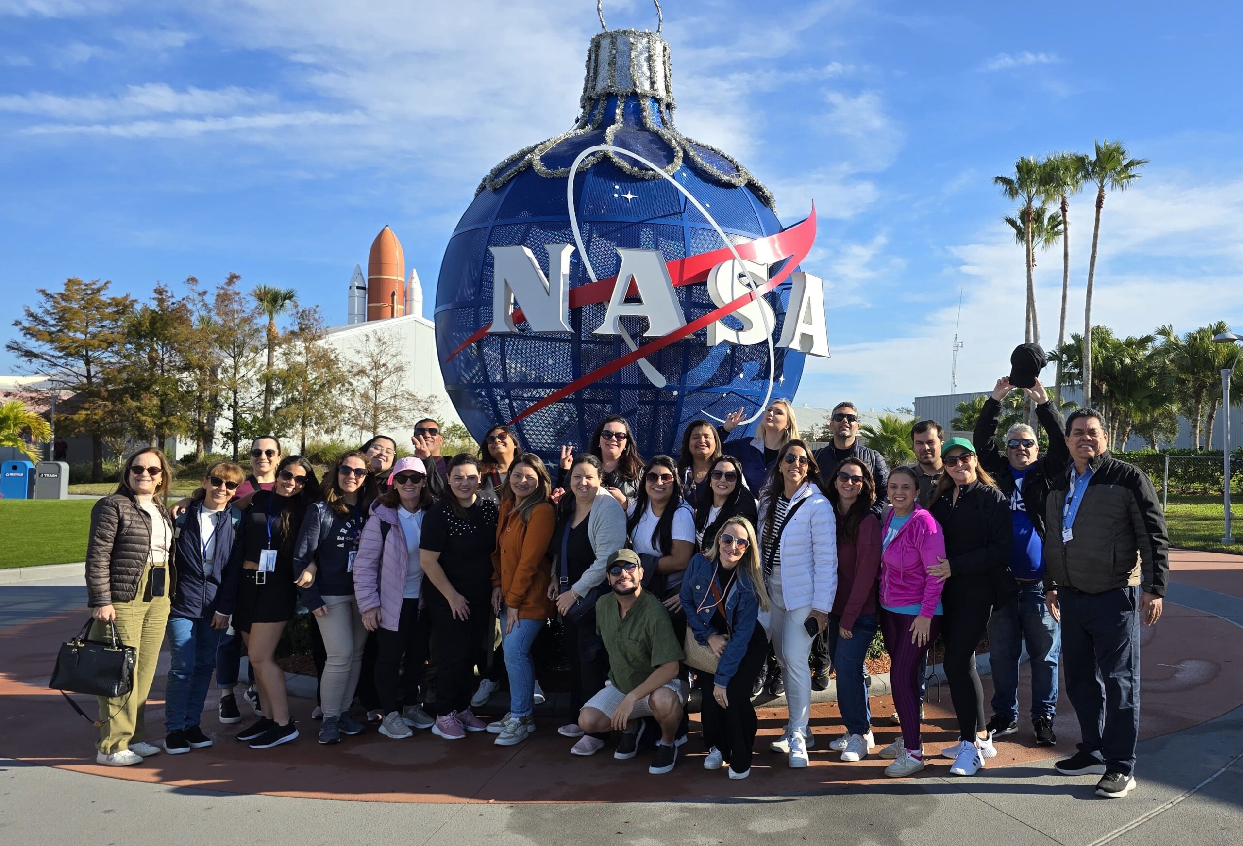 Foto do Grupo no Kennedy Space Center Foto do Grupo no Kennedy Space Center