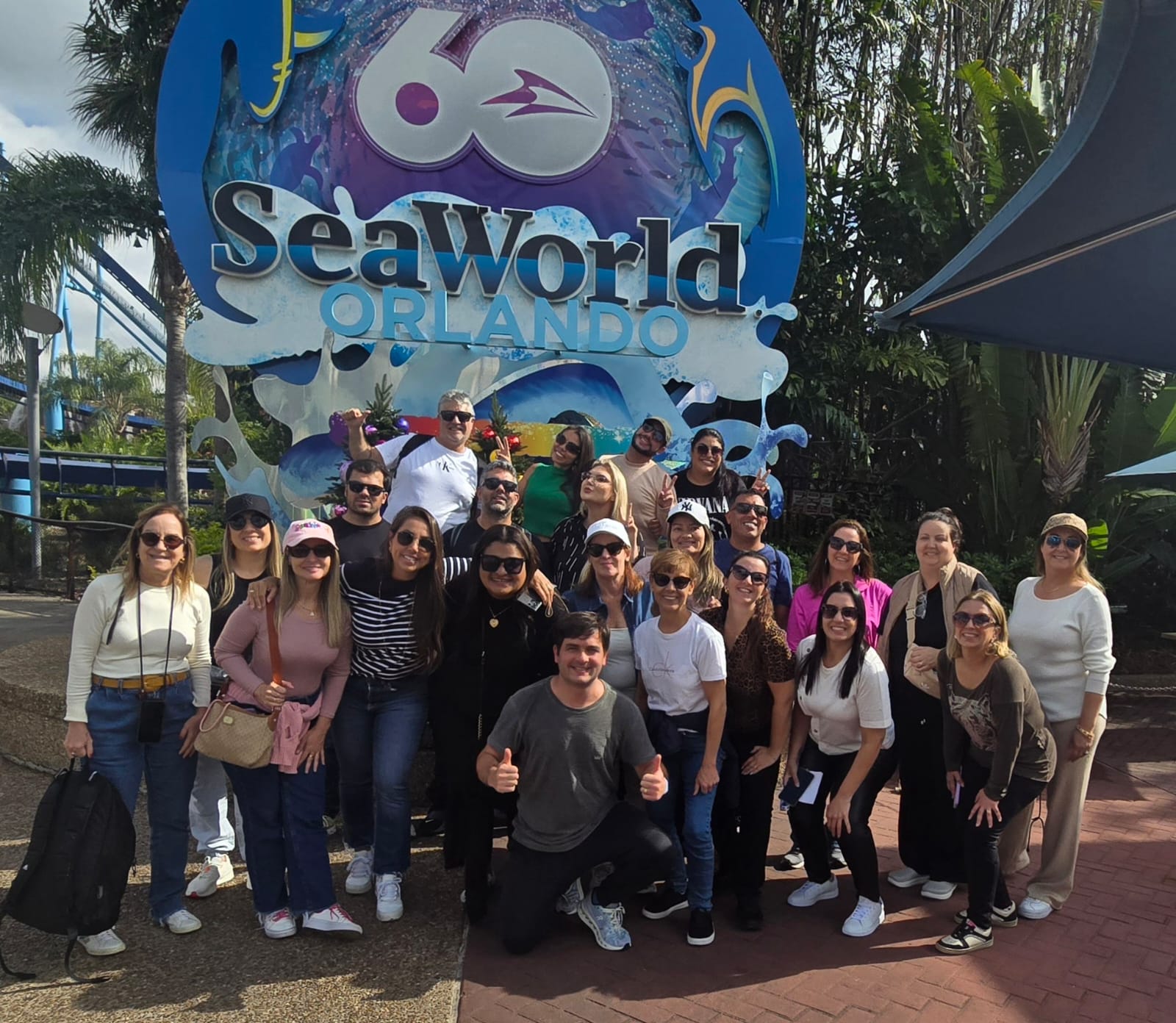 Foto do Grupo no SeaWorld Orlando Foto do Grupo no SeaWorld Orlando