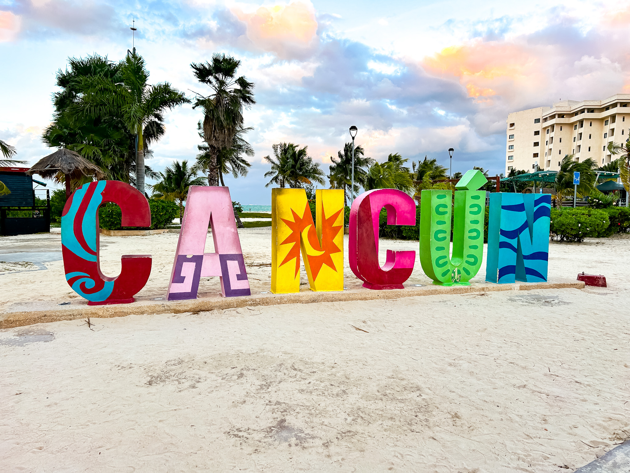 Letreiro de Cancun Letreiro de Cancun