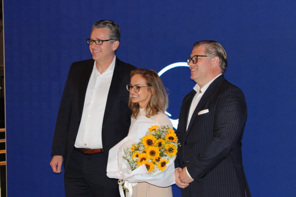 Katrin Dalibor, Diretora Sênior para a América do Sul e Caribe, recebeu uma homenagem durante o evento