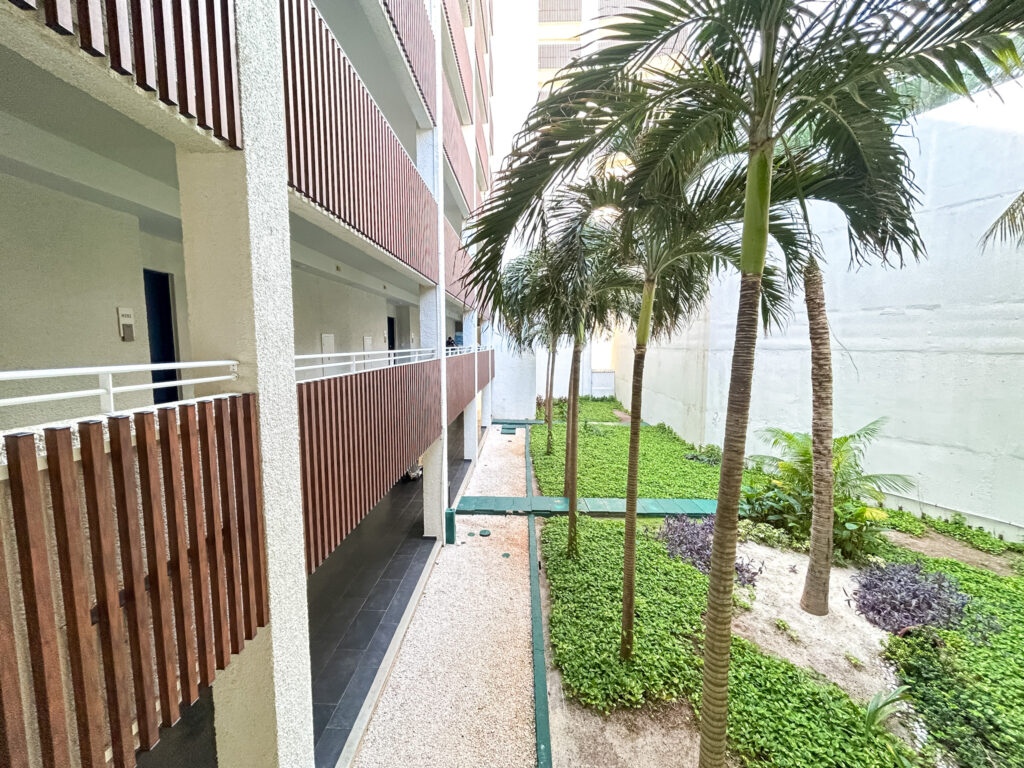 Jardim entre os apartamentos