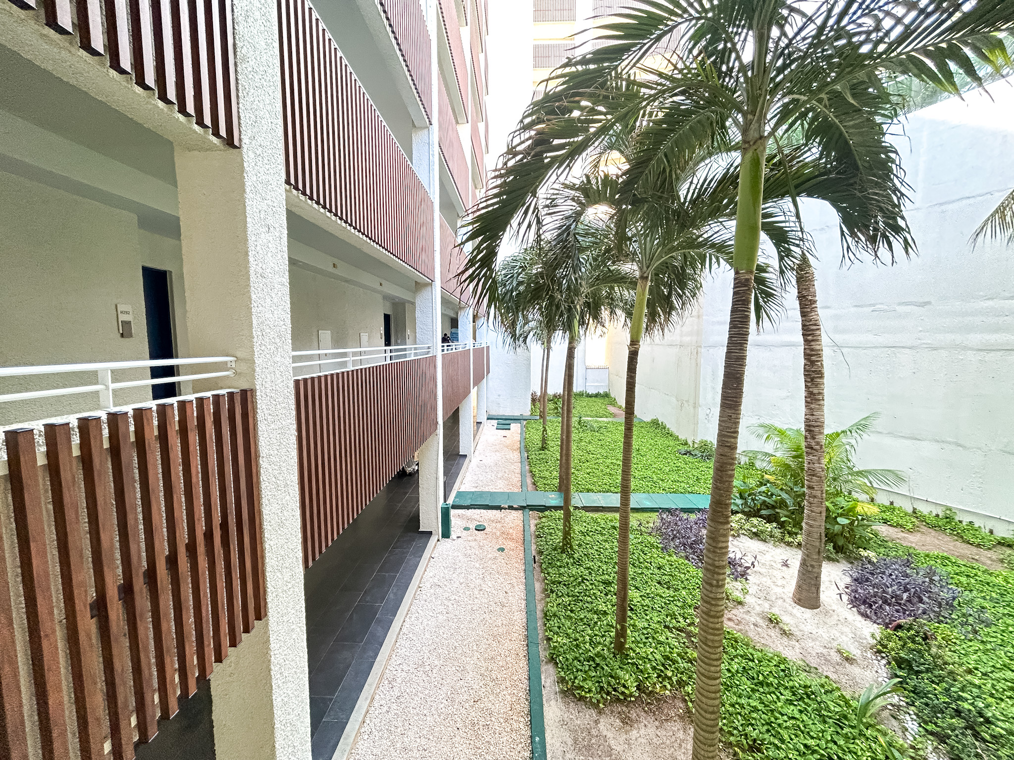 Jardim entre os apartamentos