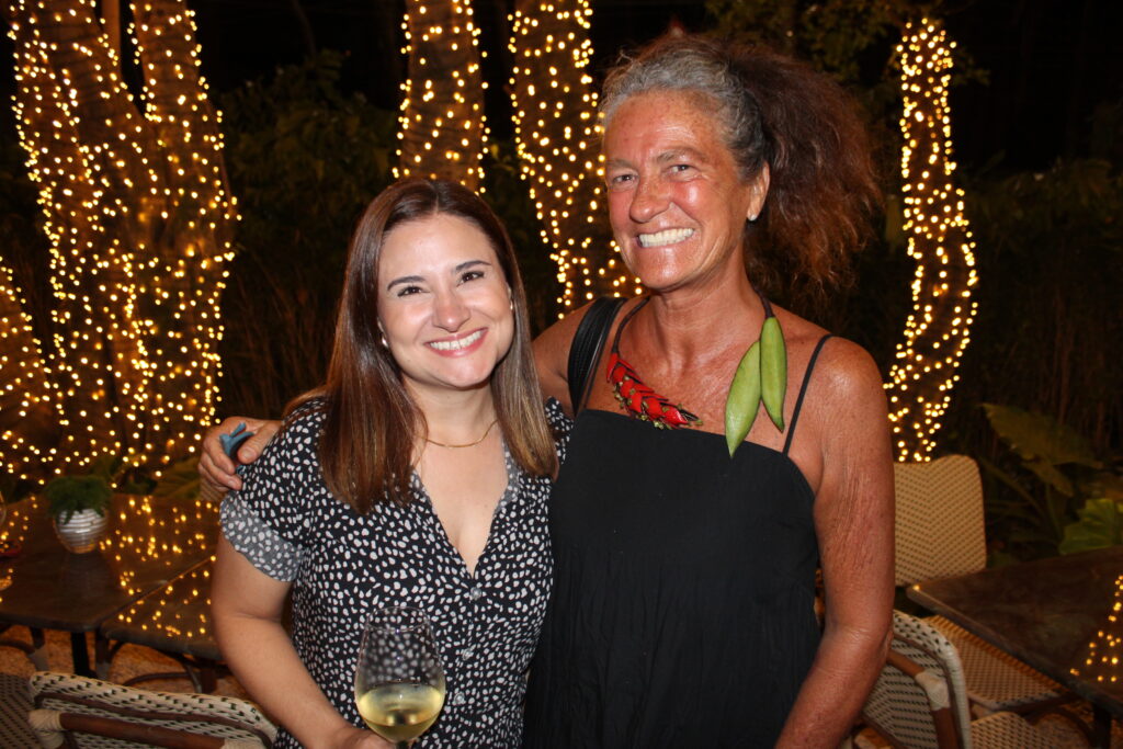 Juliana Bordin, do United Parks com Mari Masgrau, do M&E