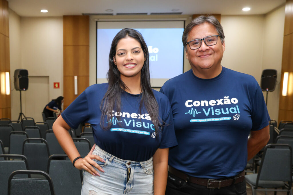 Marcela Lima e Oscar Tejada, da CVC Corp Marcela Lima e Oscar Tejada, da CVC Corp
