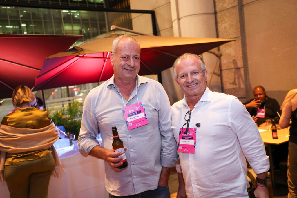 Marcelo Serra, do BG Turismo, e Luciano Gerlin, da Luciano Turismo
