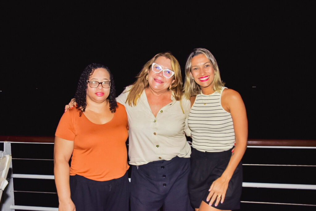Neia Silva e Izabella Pereira, da ViagensPromo com Rosana Selly, do Roteiro Certo