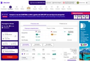 Acordo tem como foco estimular a nova rota internacional do aeroporto Afonso Pena, que conecta Curitiba, no Paraná, a Lima, no Peru (Divulgação/Decolar)